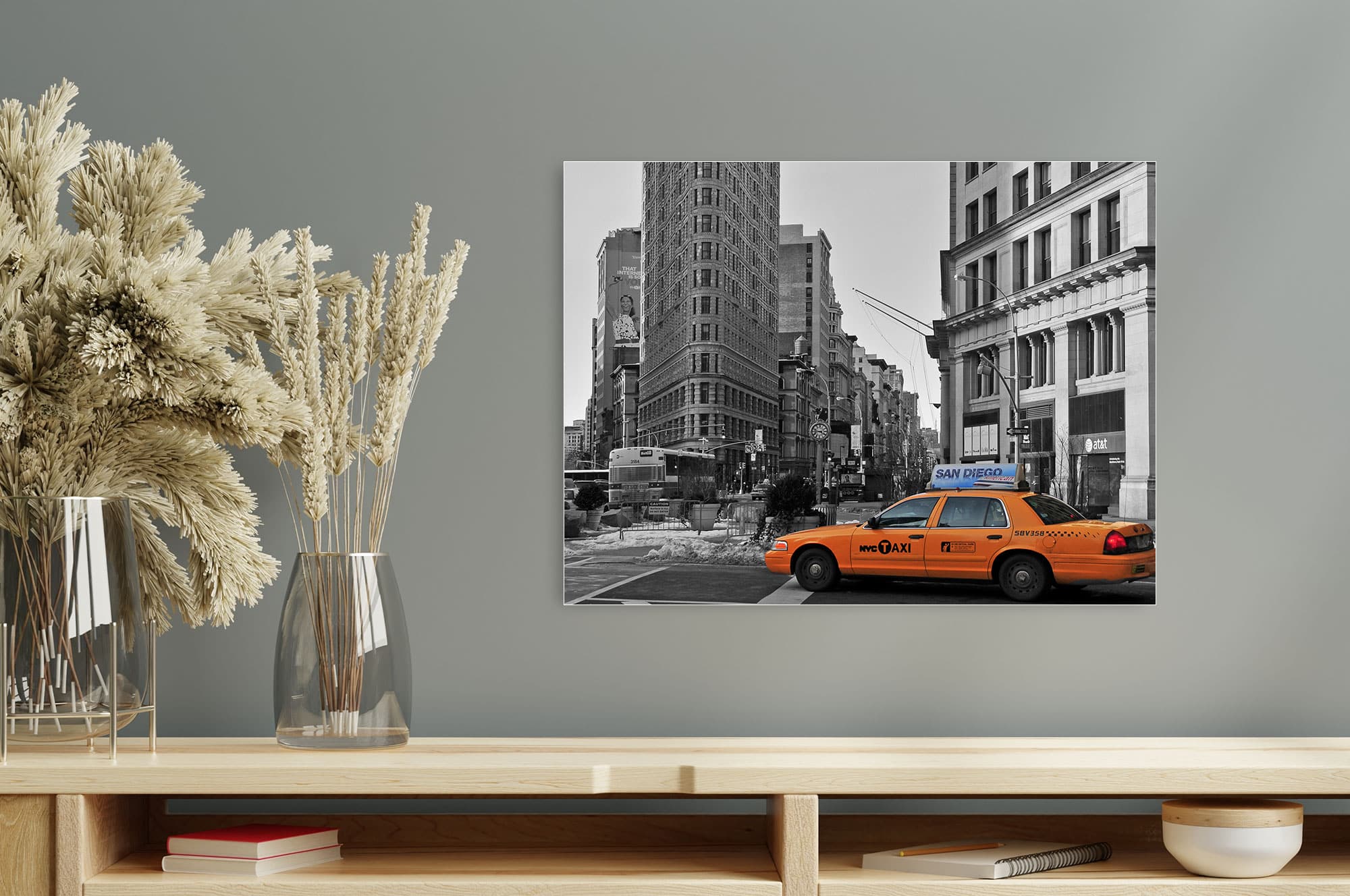 Akustikbild Flatiron Building New York Color Key