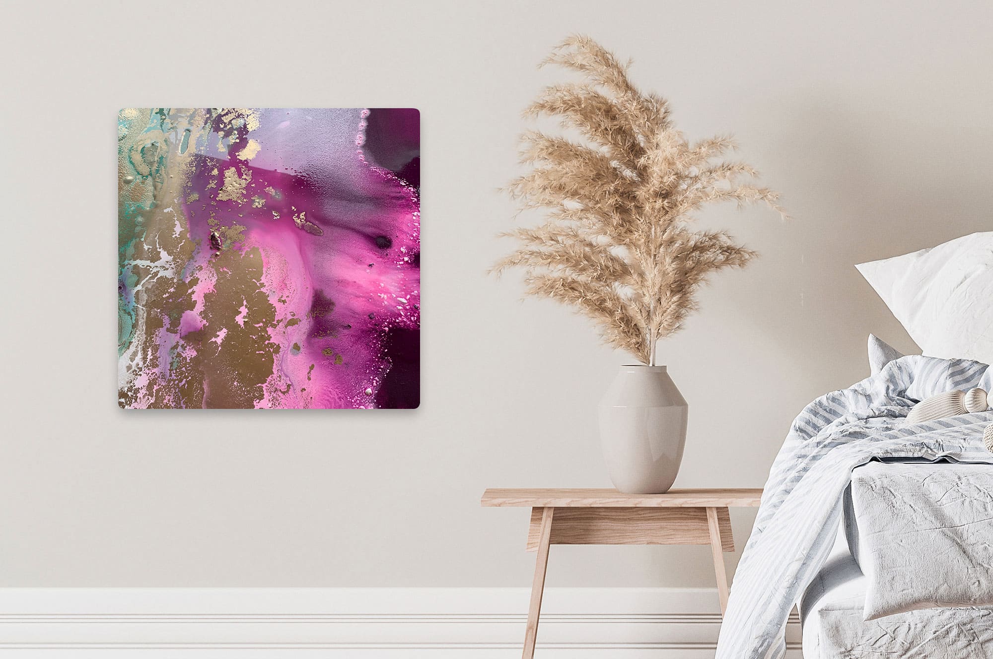 Akustikbbild Art Pink Lava
