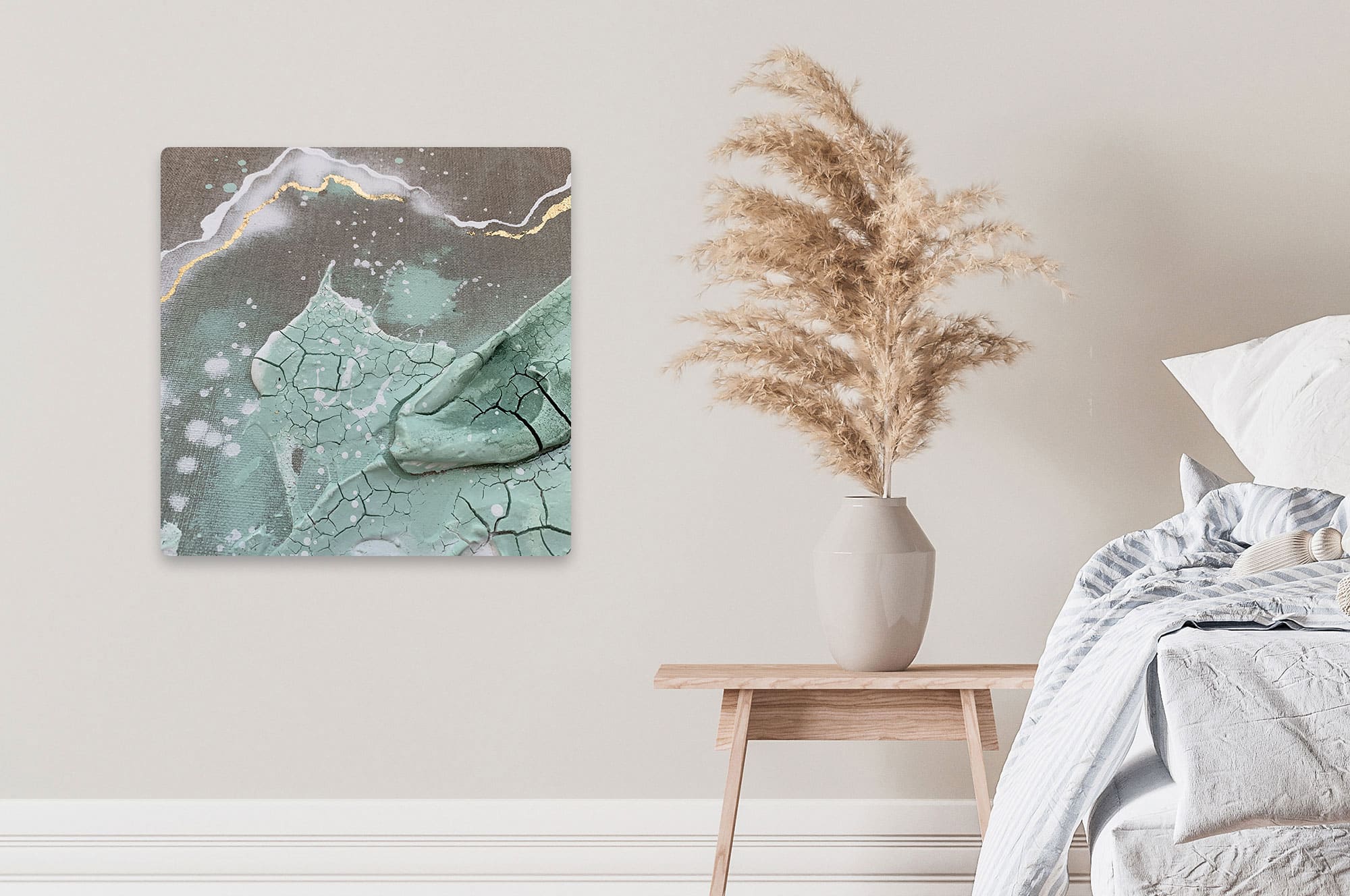 Akustikbild Art Mint Stone
