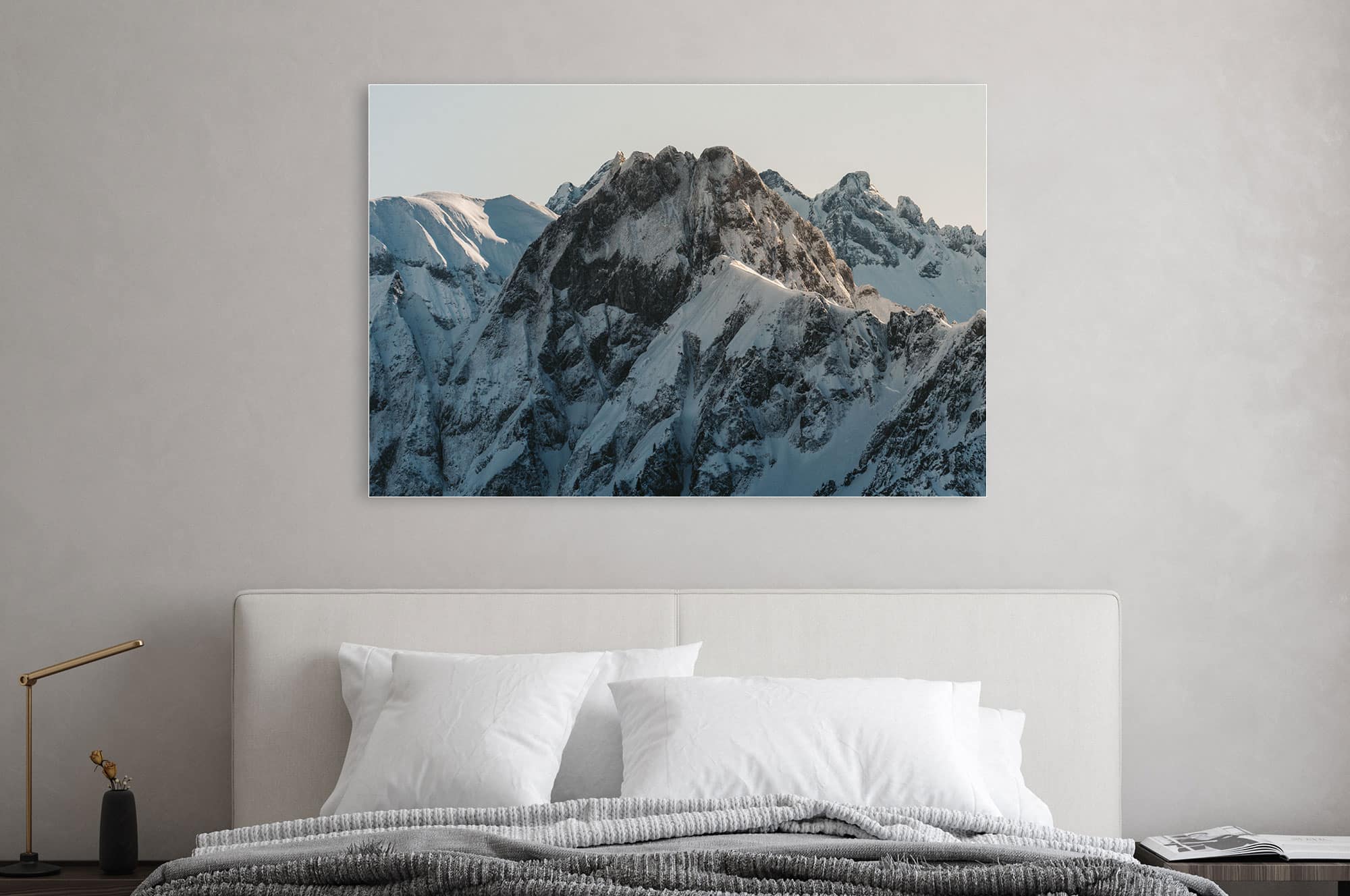Akustikbild Schnee Allgäuer Berge