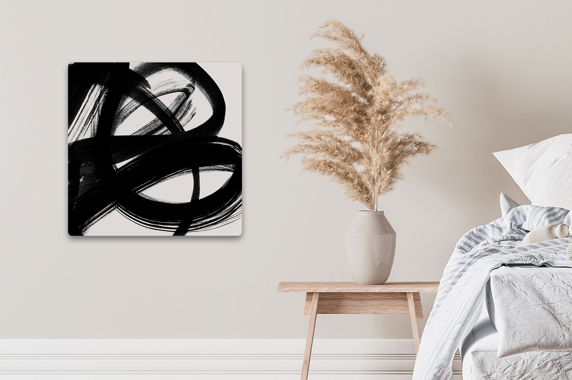 Akustikbild Abstract Brush Strokes 5