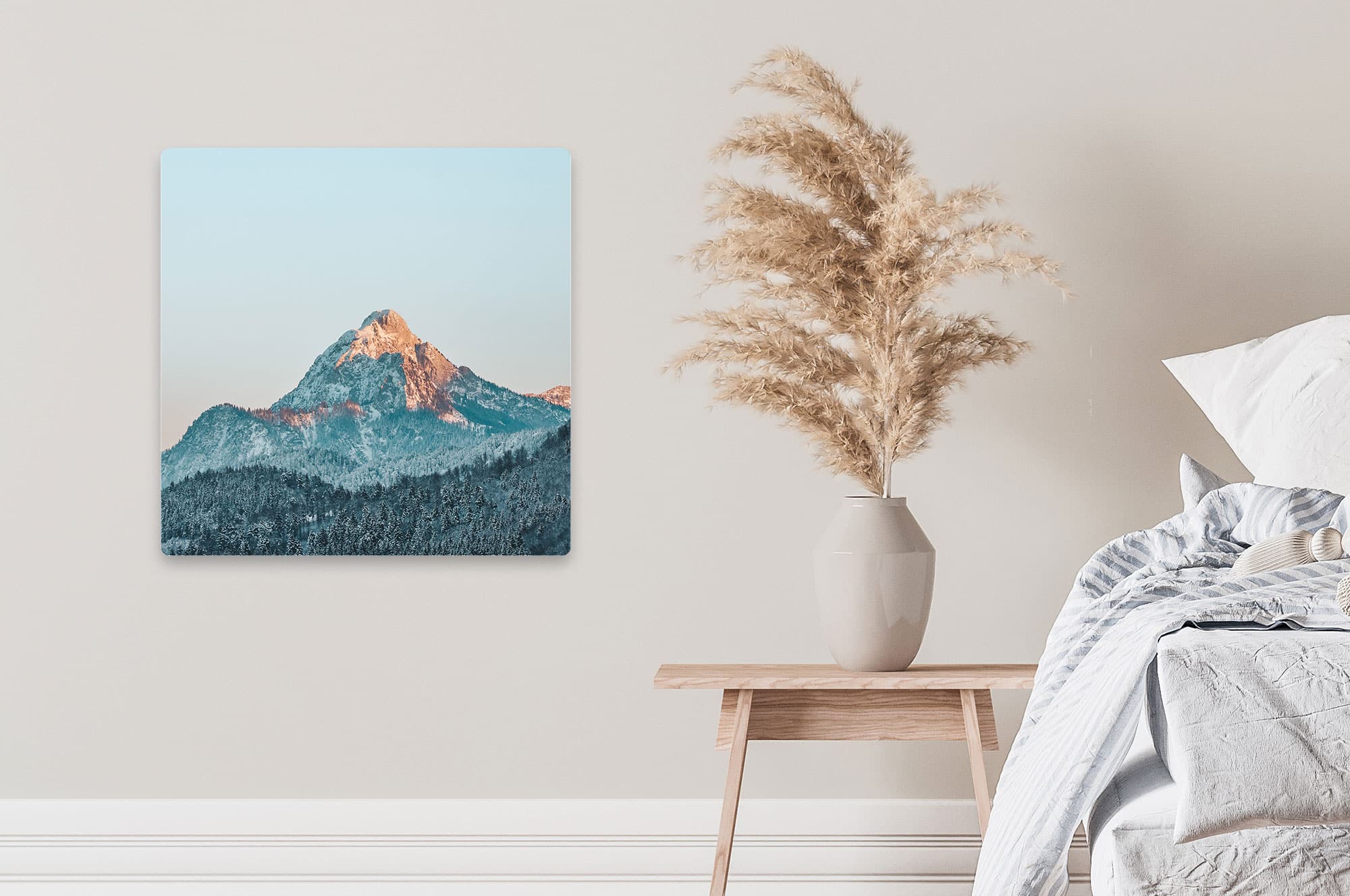 Akustikbild Wintersee Berglandschaft
