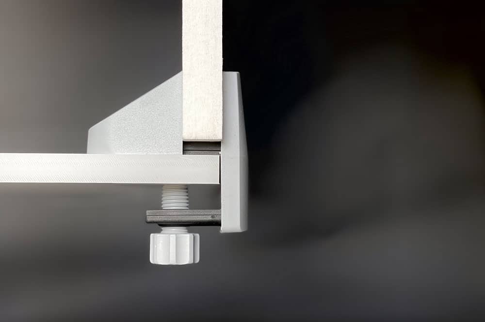 Akustik-Trennwand-Tisch