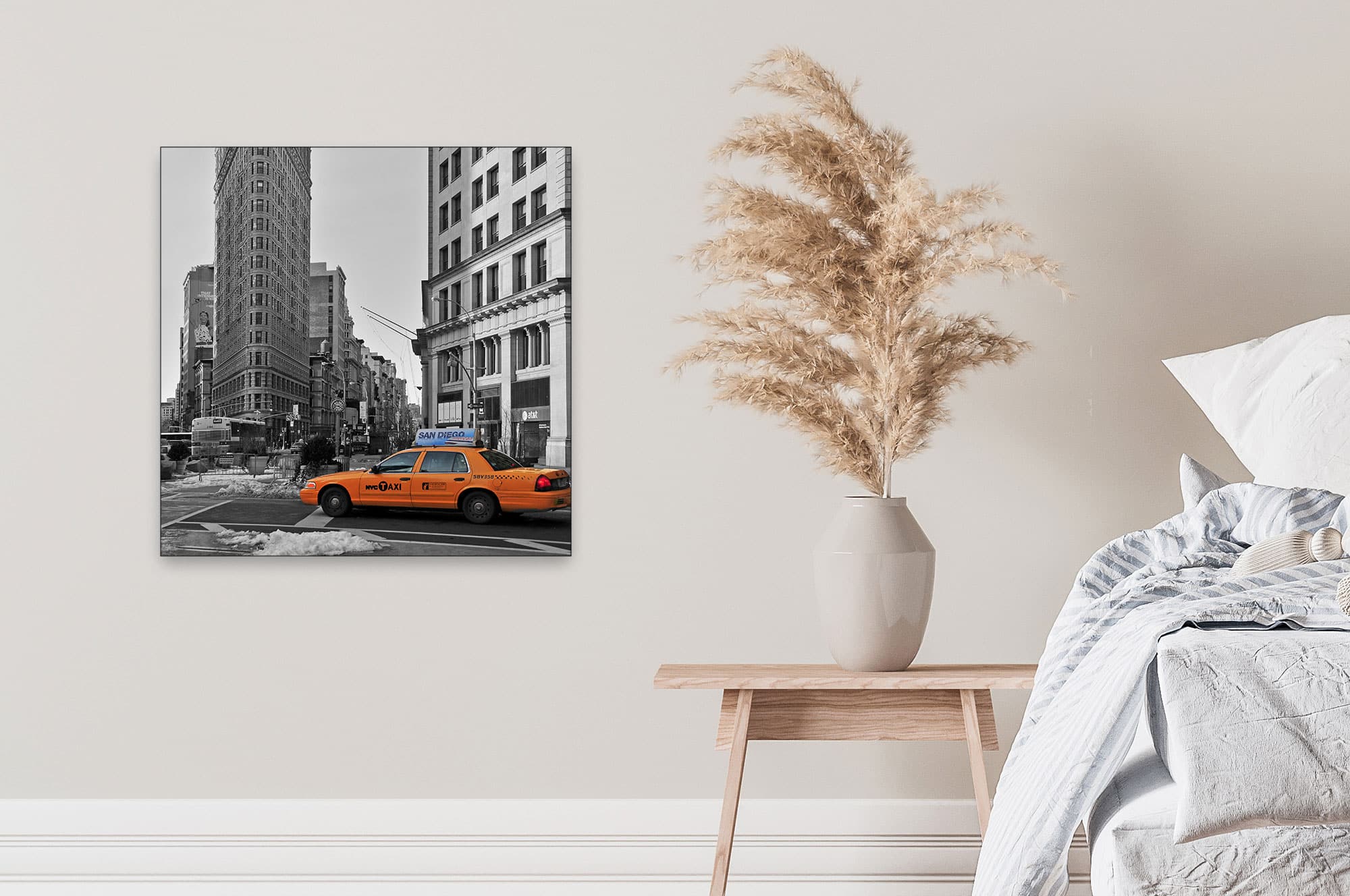 Akustikbild Flatiron Building New York Color Key