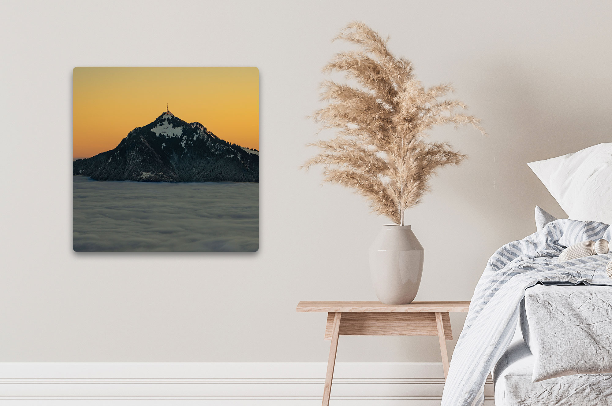 Akustikbild Grünten im Sonnenaufgang