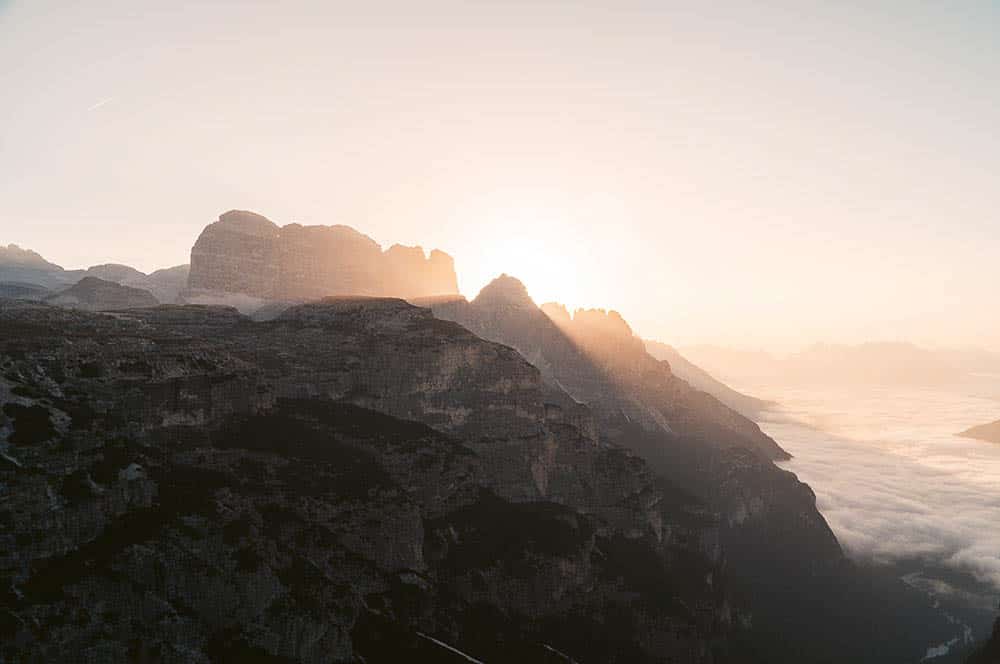 Akustikbild Sonne Allgäuer Berge