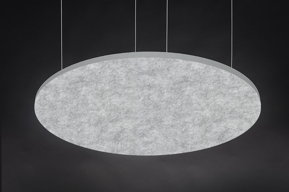 Akustik-Deckensegel ohne Rahmen