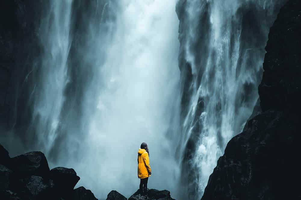 Akustikbild Wasserfall Norwegen