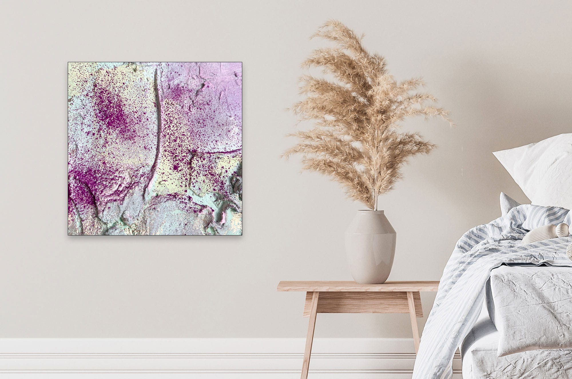 Akustikbild Art Pastel Crack