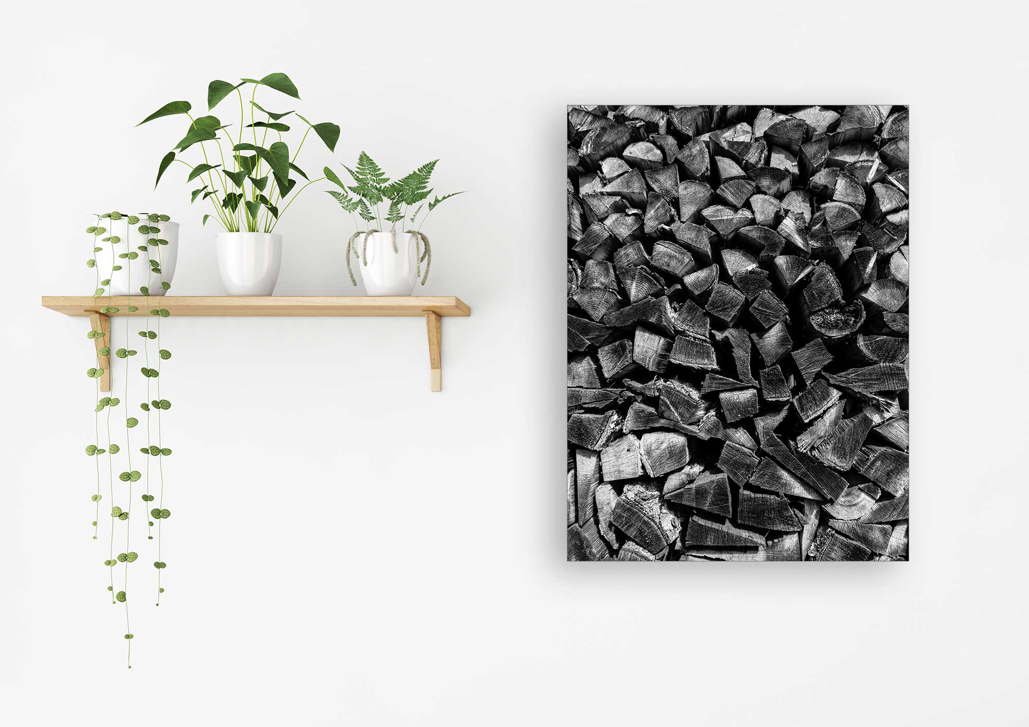 Akustikbild Holzscheitel