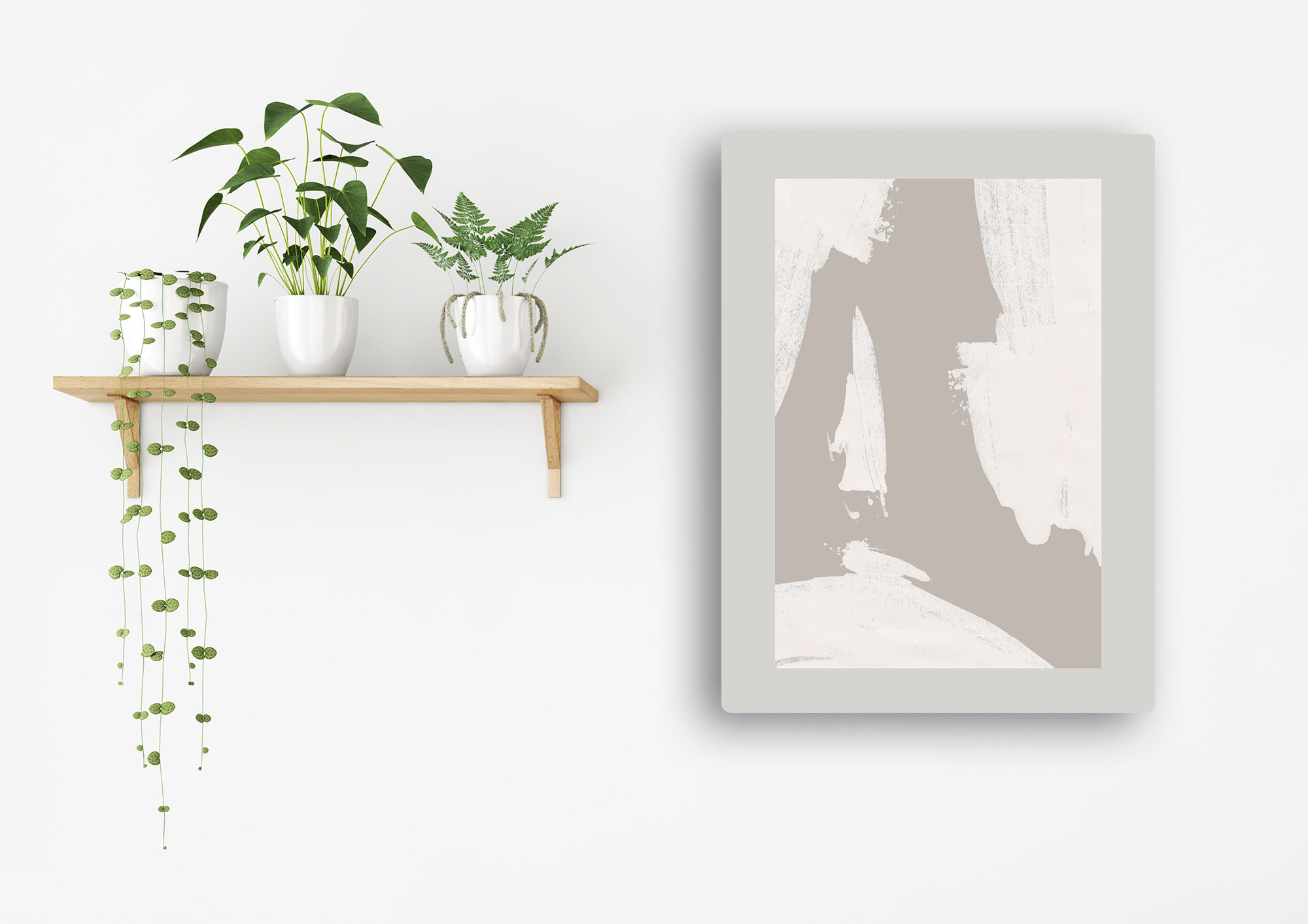 Akustikbild Abstract Brush Strokes 59