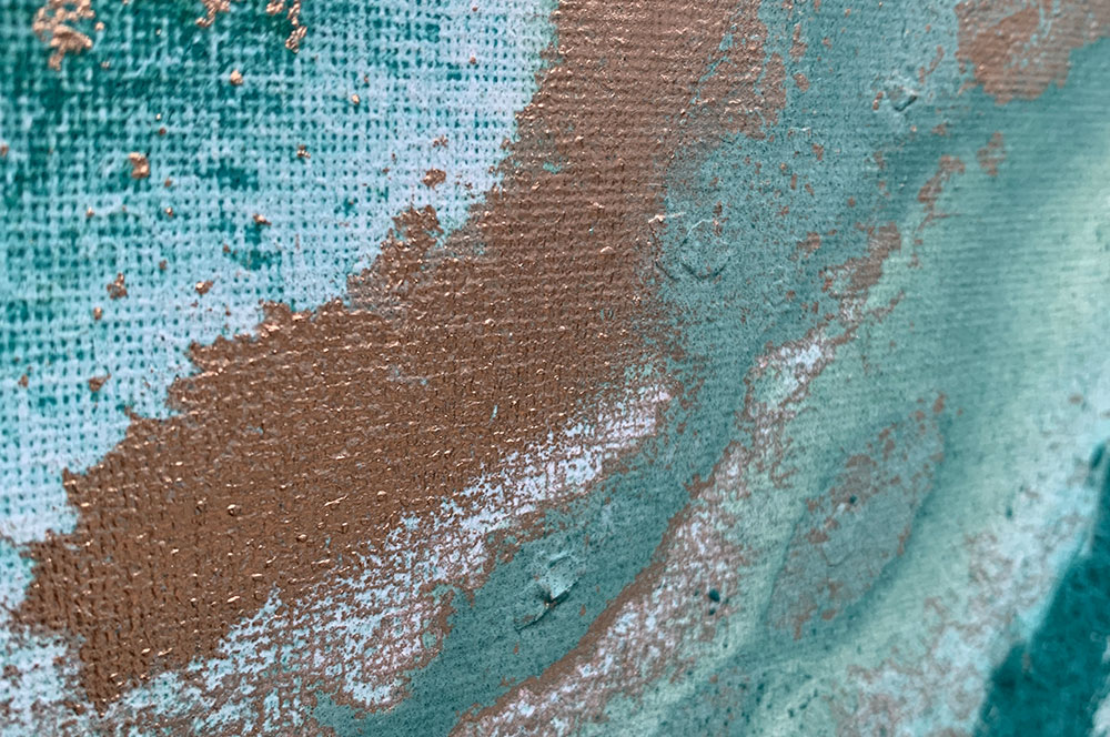 Akustikbild Art Mint Brown