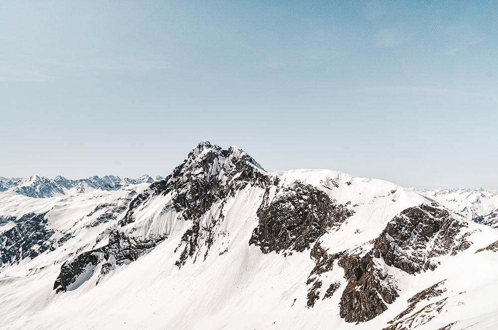 Akustikbild Gipfelschnee Schweiz