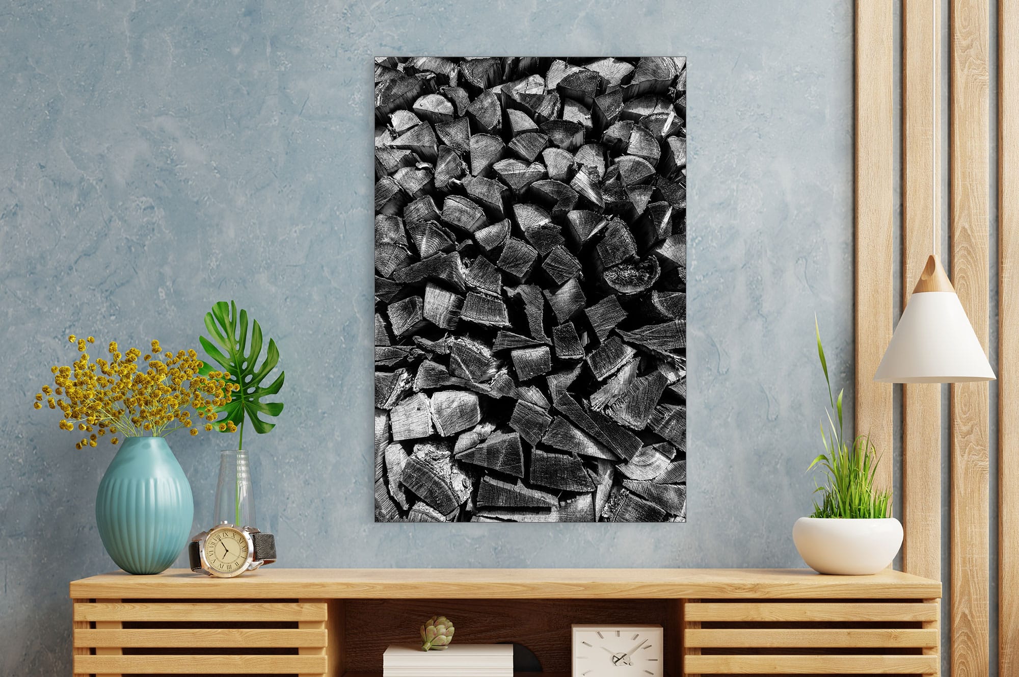 Akustikbild Holzscheitel