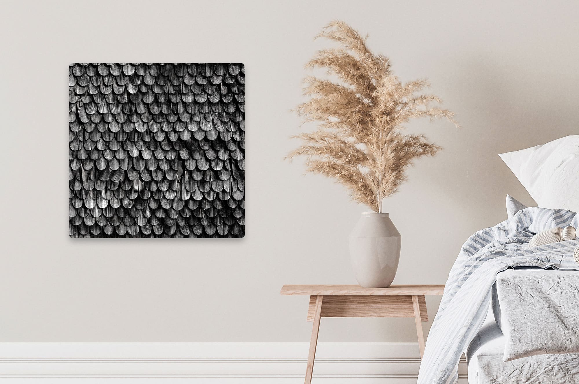 Akustikbild Holzschindeln