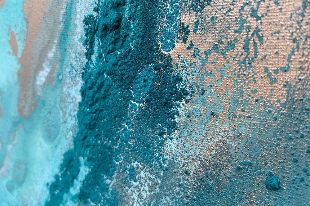 Akustikbild Art Blue Reef