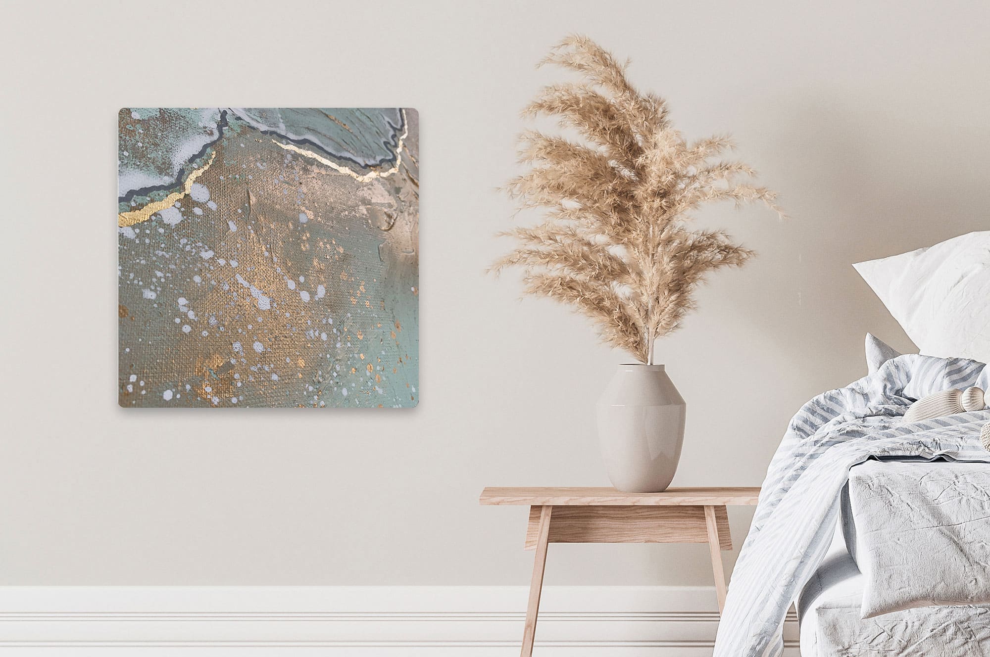 Akustikbild Art Golden Dots 2