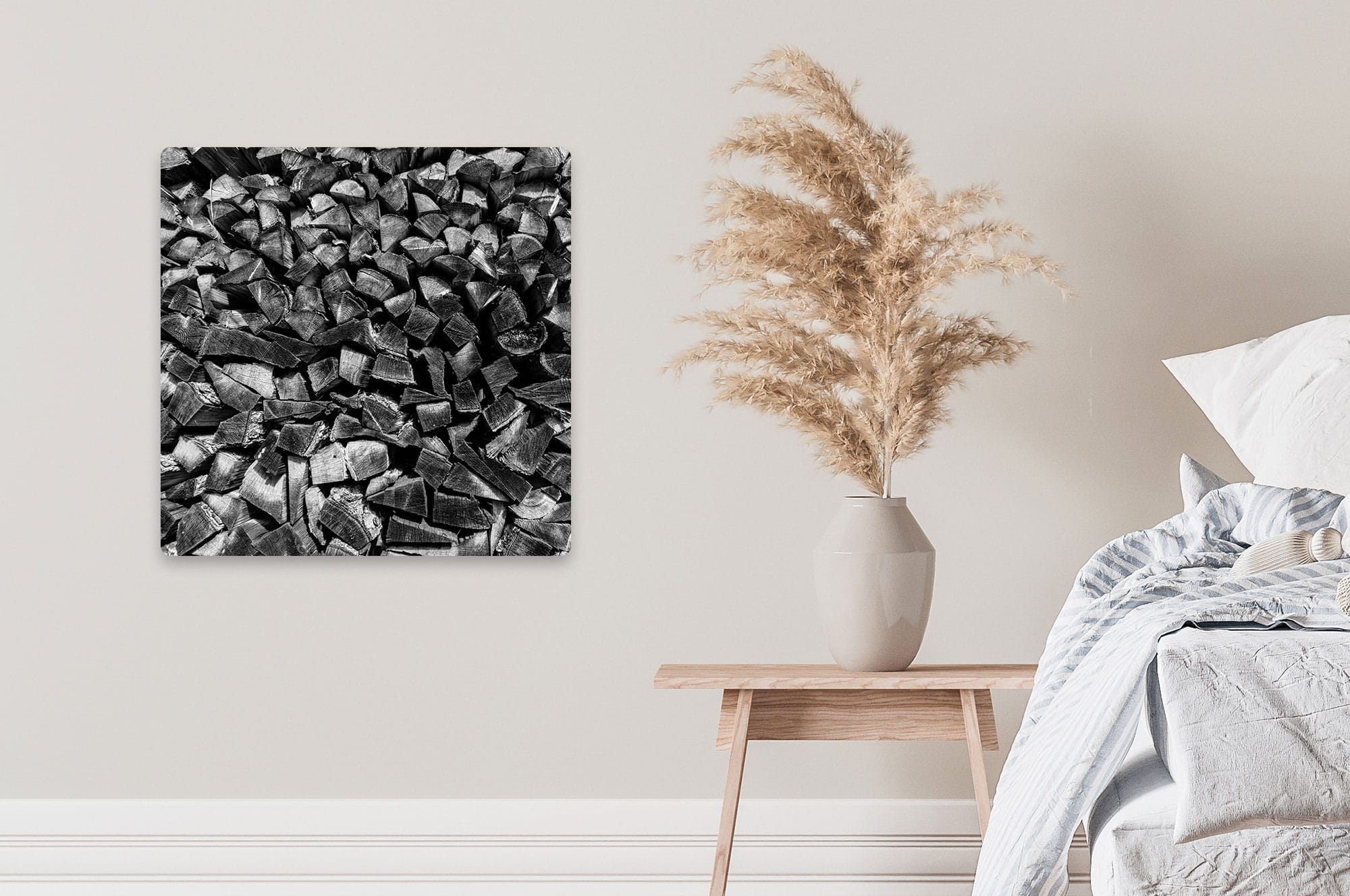 Akustikbild Holzscheitel