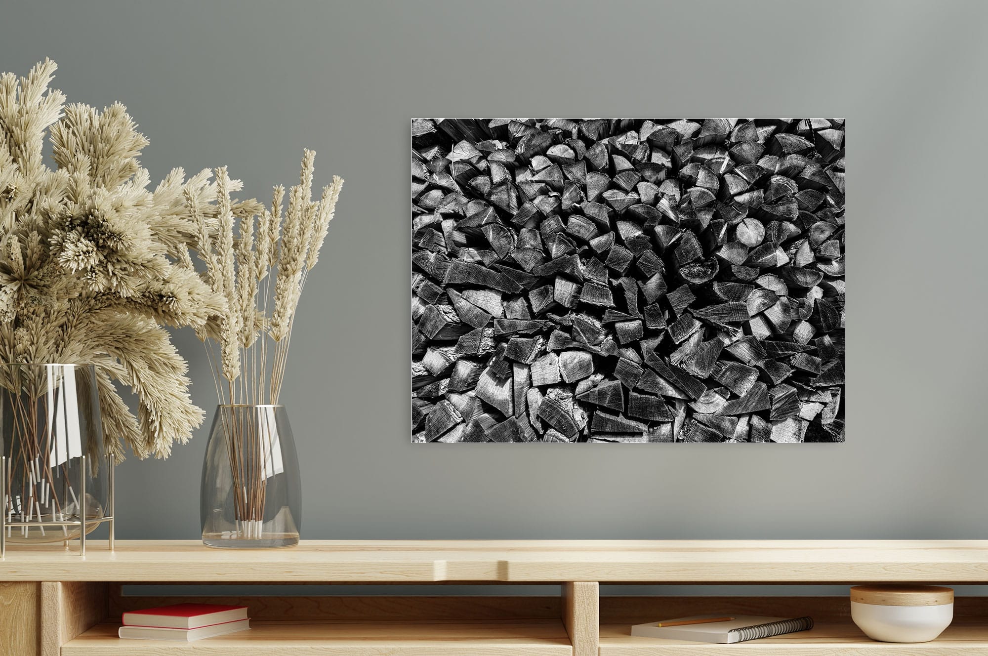 Akustikbild Holzscheitel
