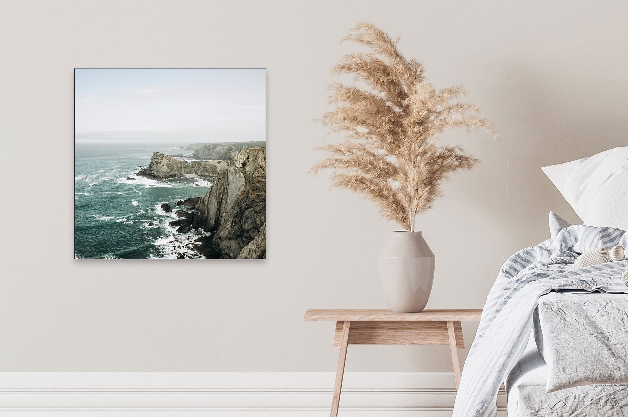 Akustikbild Klippe mit Brandung