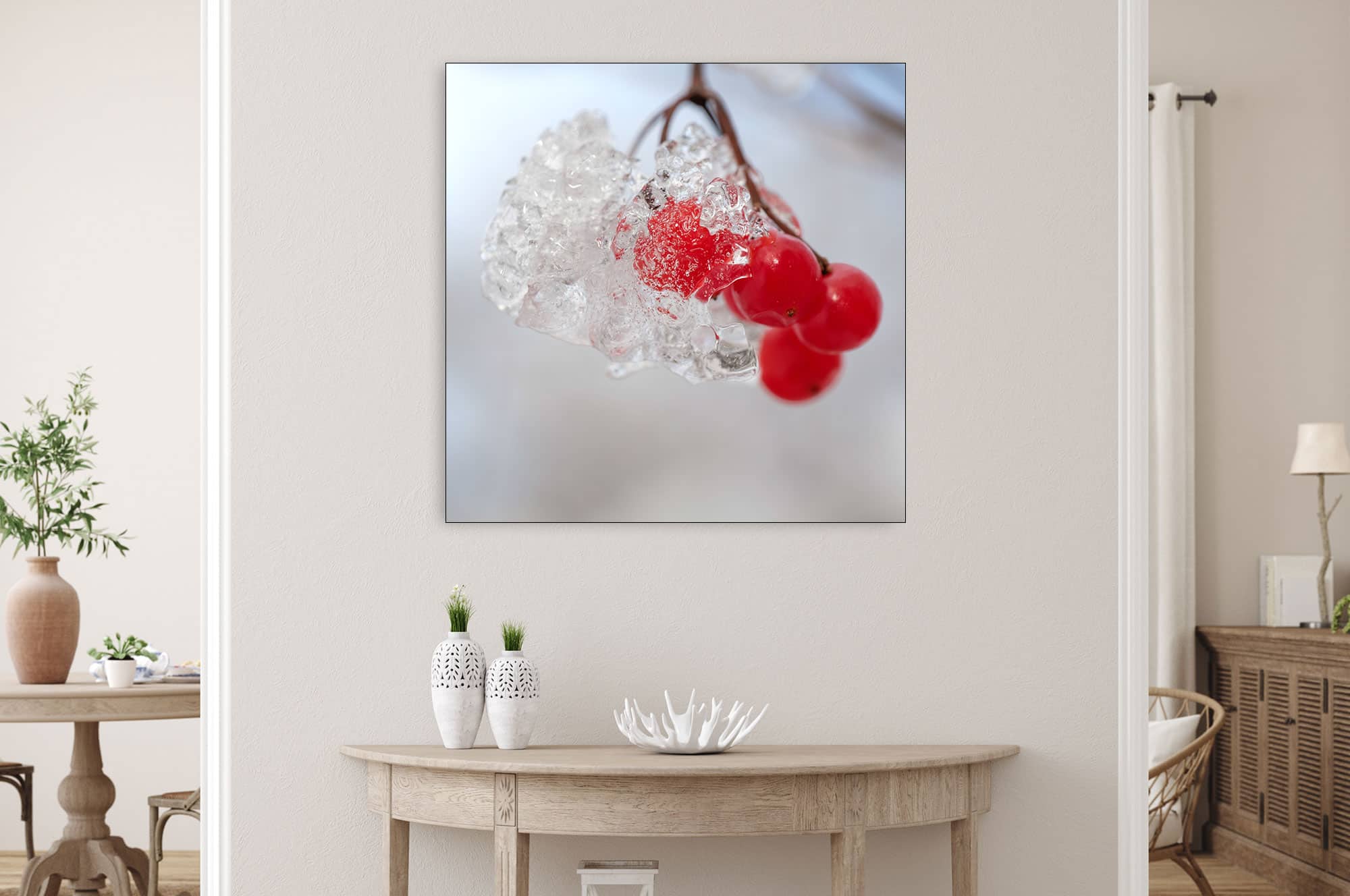 Akustikbild Gefrorene Johannisbeeren