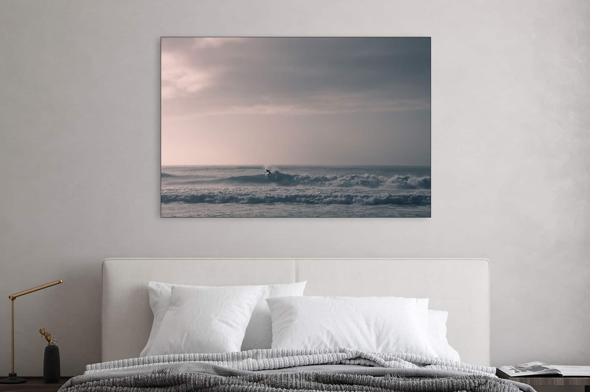 Akustikbild Welle Surfer Portugal