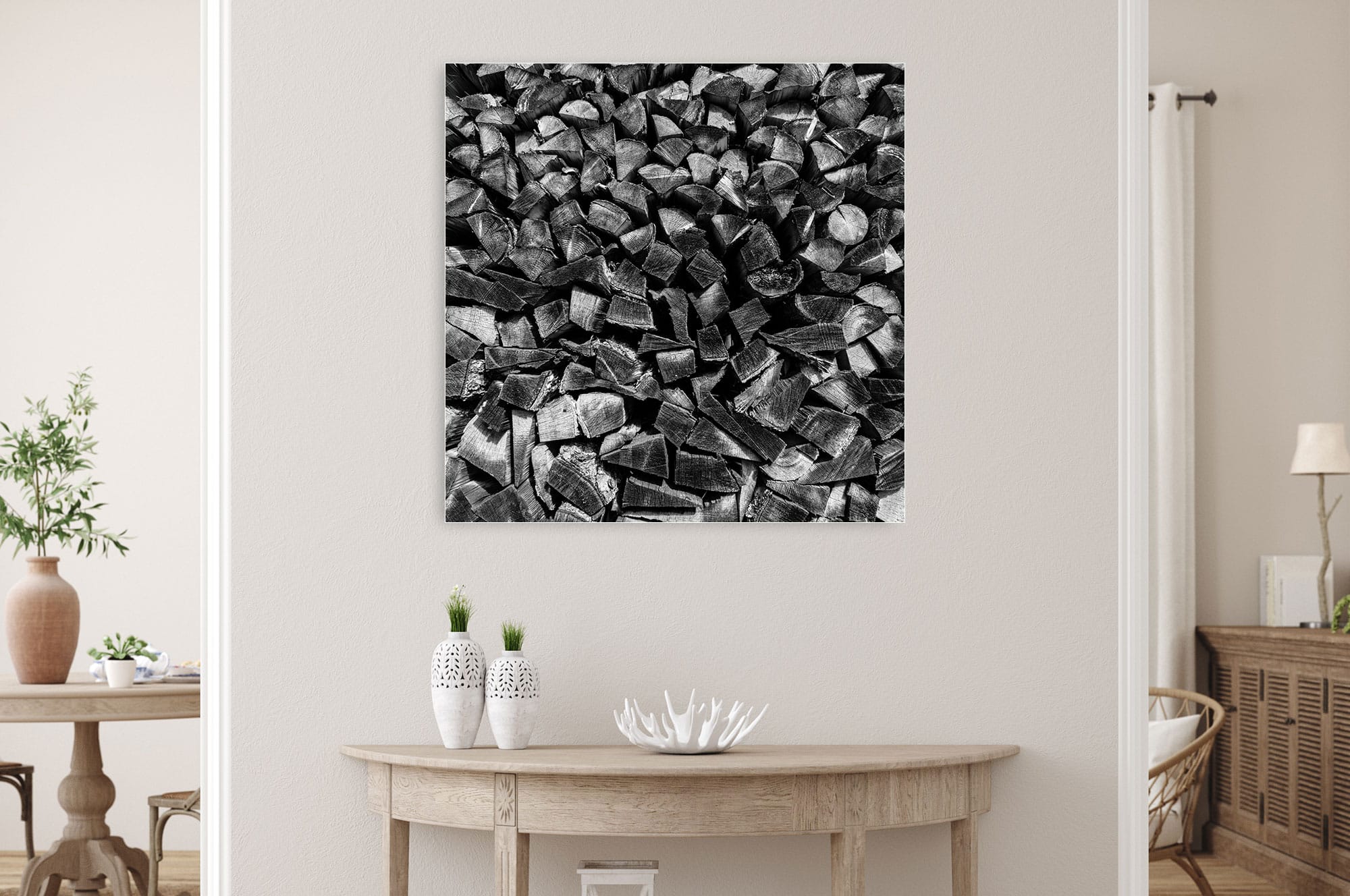 Akustikbild Holzscheitel