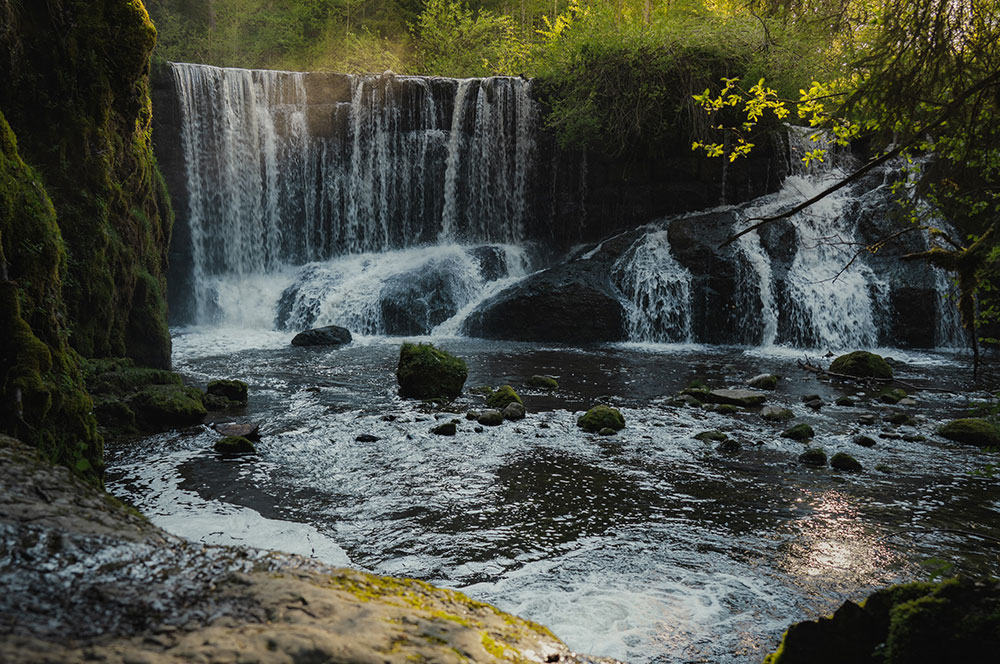 Akustikbild Wasserfall