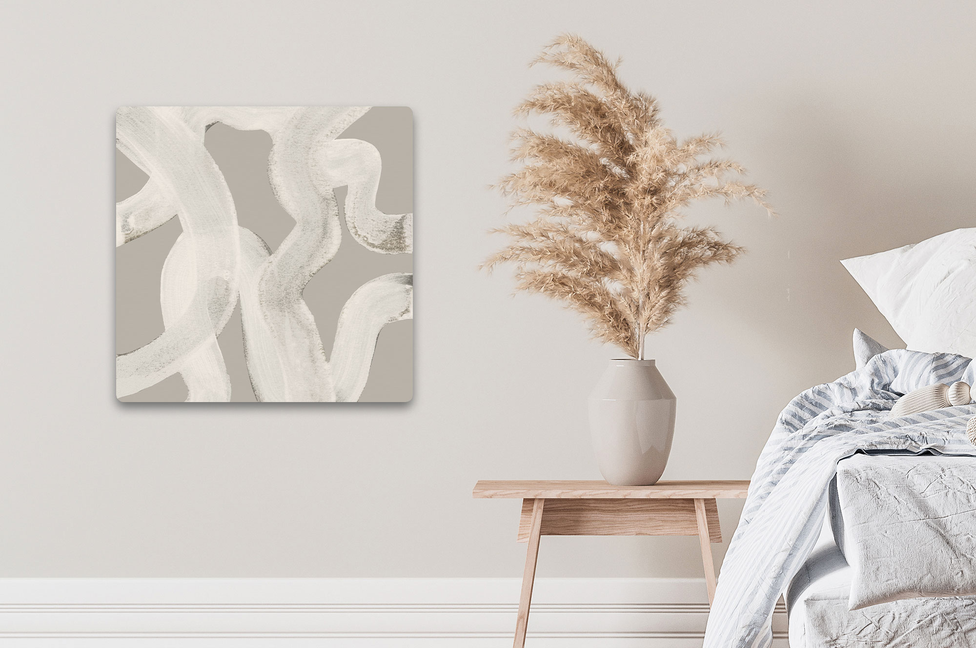 Akustikbild Abstract Brush Strokes 65Y