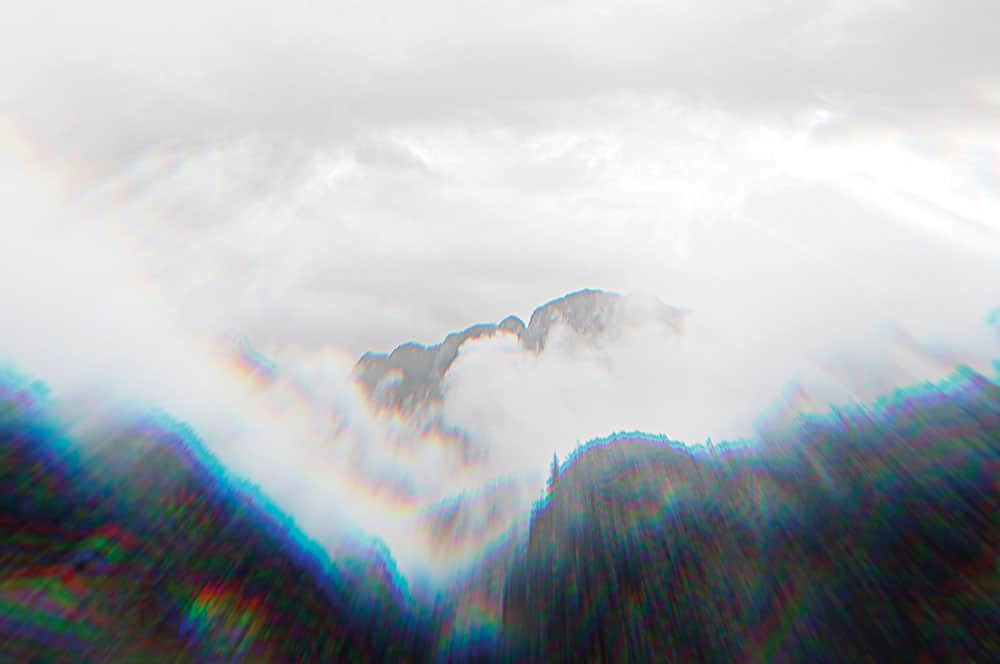 Akustikbild Gebirge in Wolke