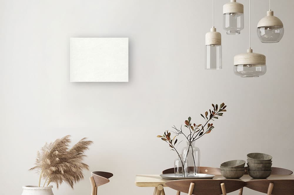 Akustik-Wandabsorber mit Rahmen