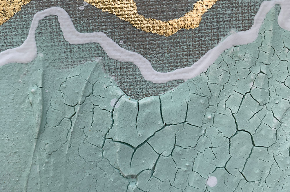 Akustikbild Art Golden Wave