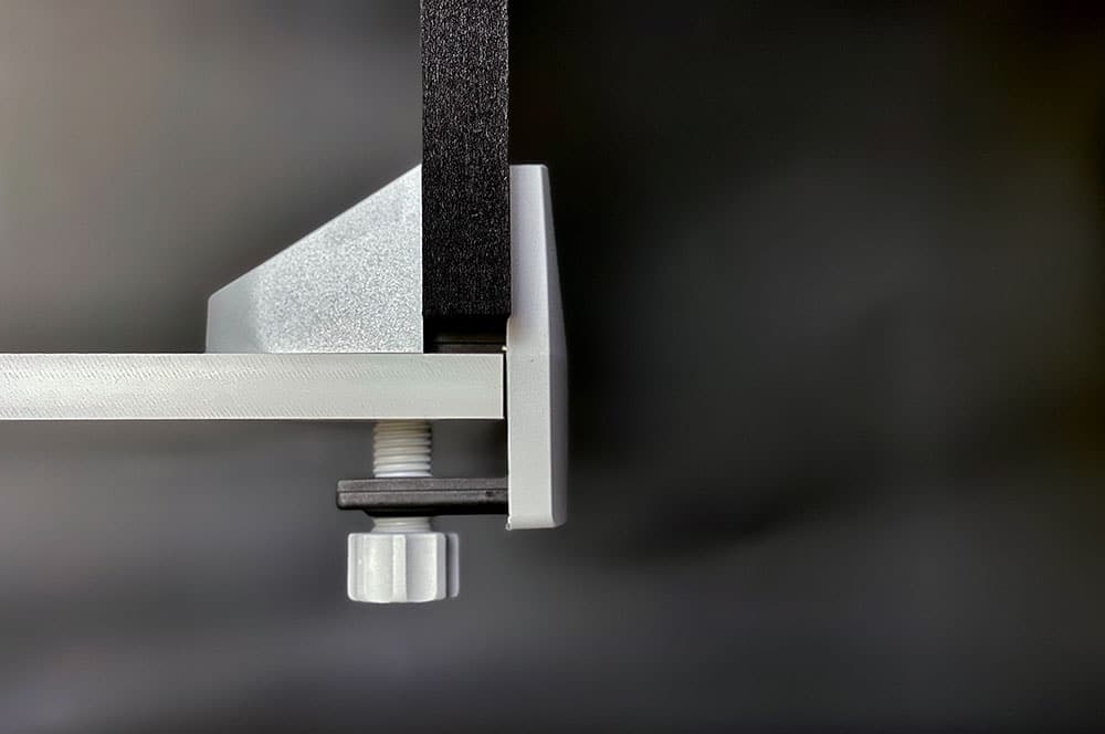 Akustik-Trennwand-Tisch