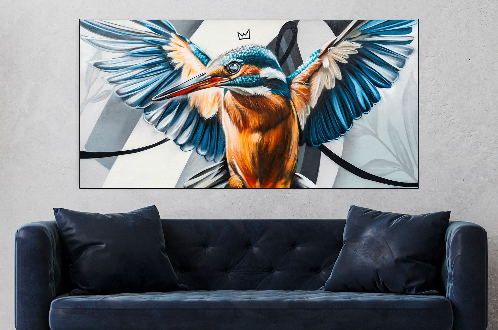 Akustikbild Eisvogel