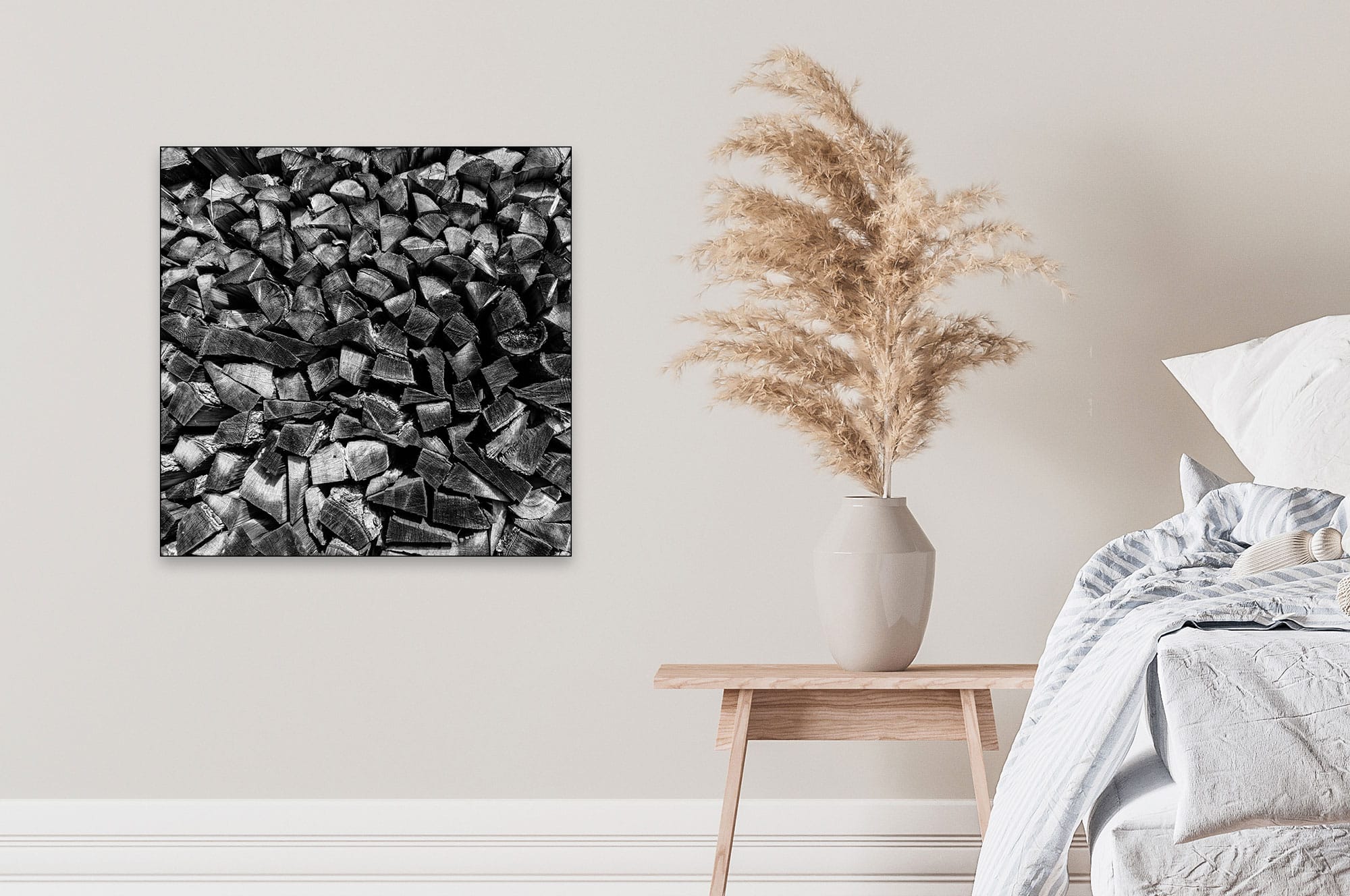 Akustikbild Holzscheitel