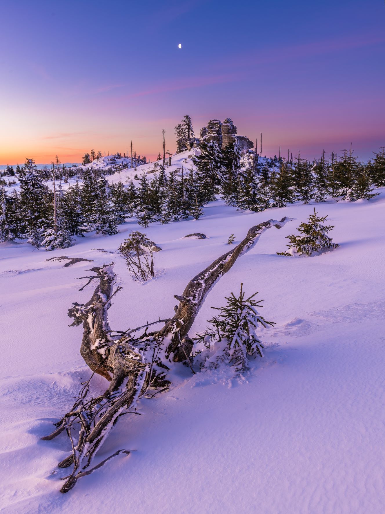 Akustikbild Winterlandschaft