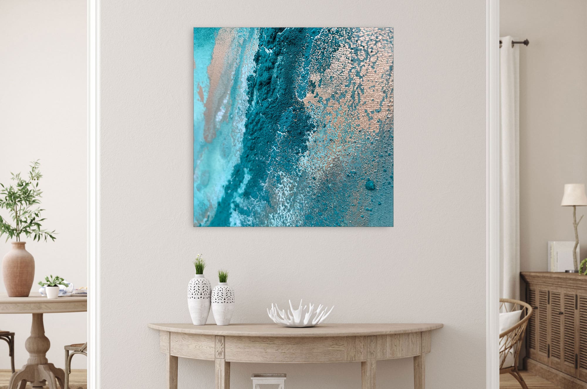 Akustikbild Art Blue Reef