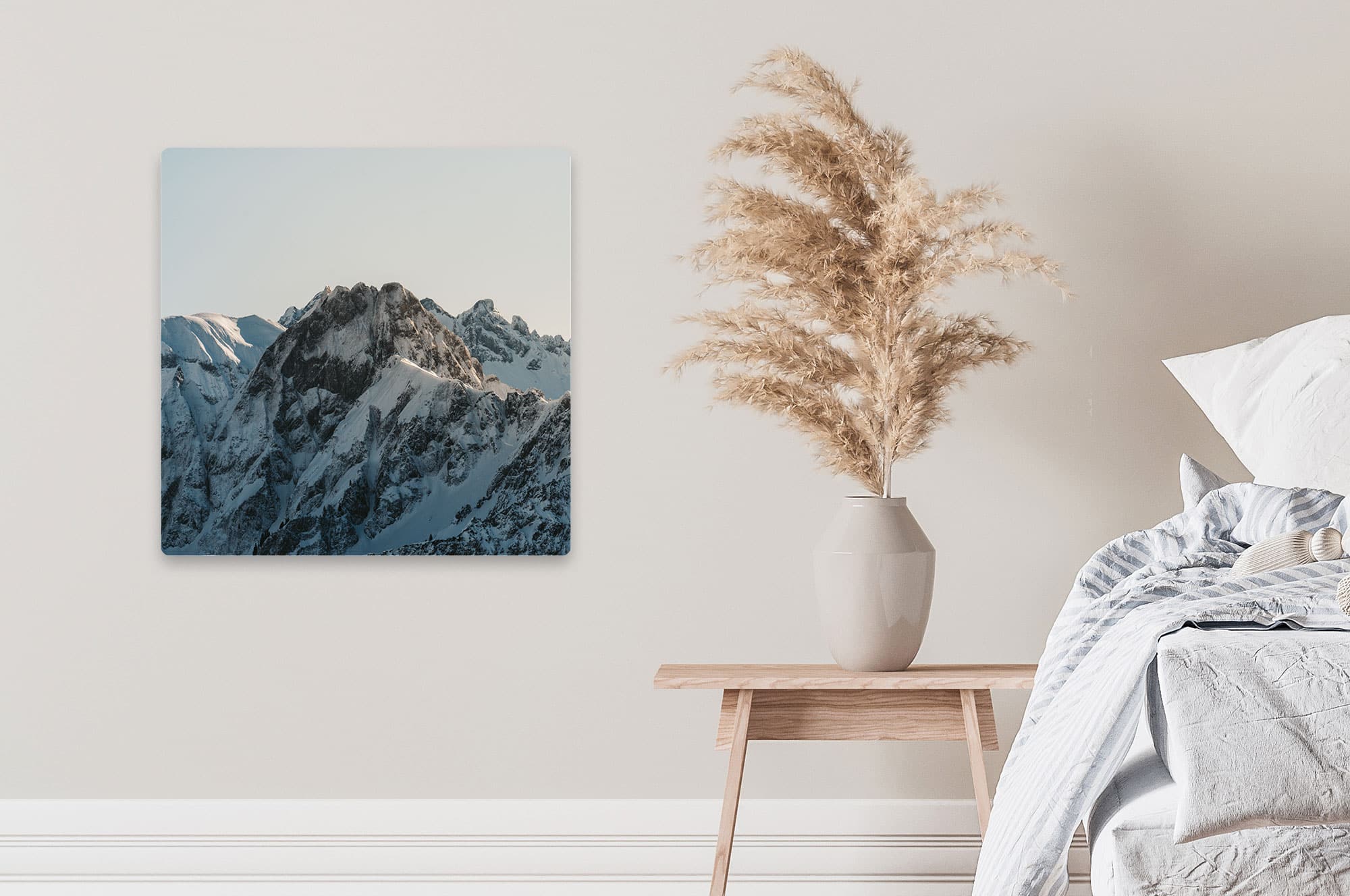 Akustikbild Schnee Allgäuer Berge
