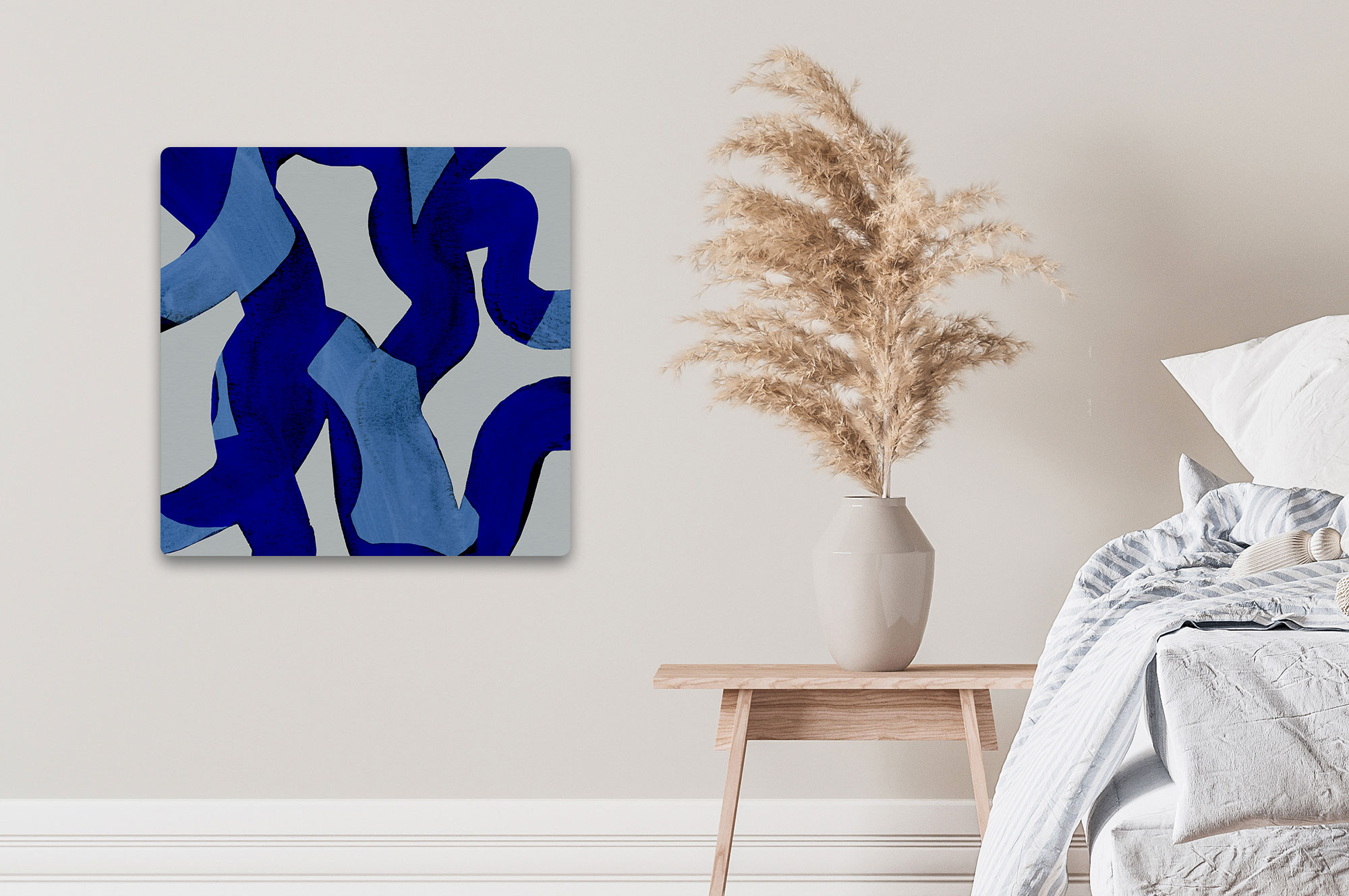 Akustikbild Abstract Brush Strokes 65X