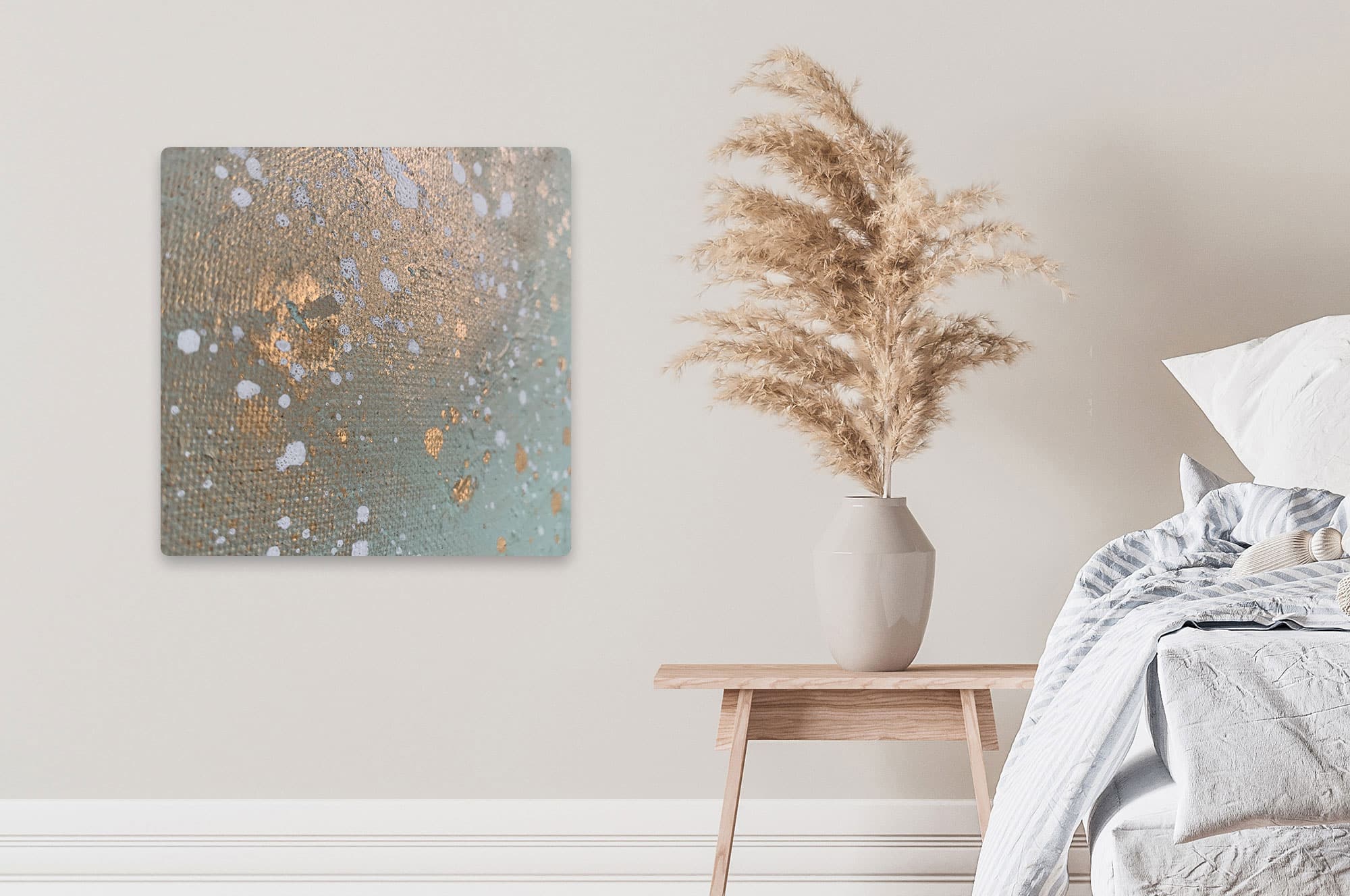 Akustikbild Art Golden Dots