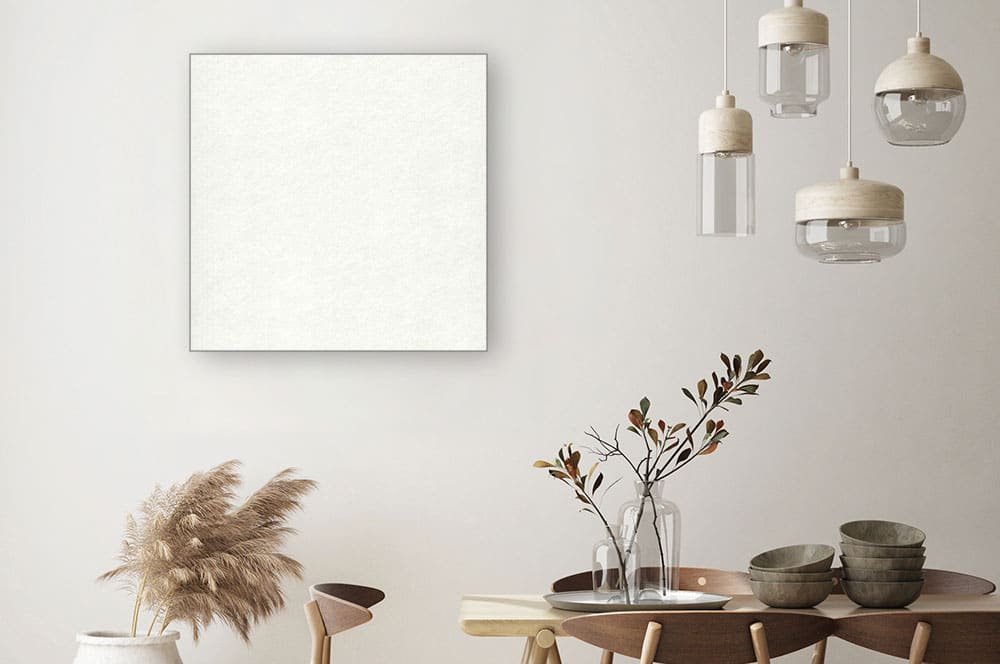 Akustik-Wandabsorber mit Rahmen