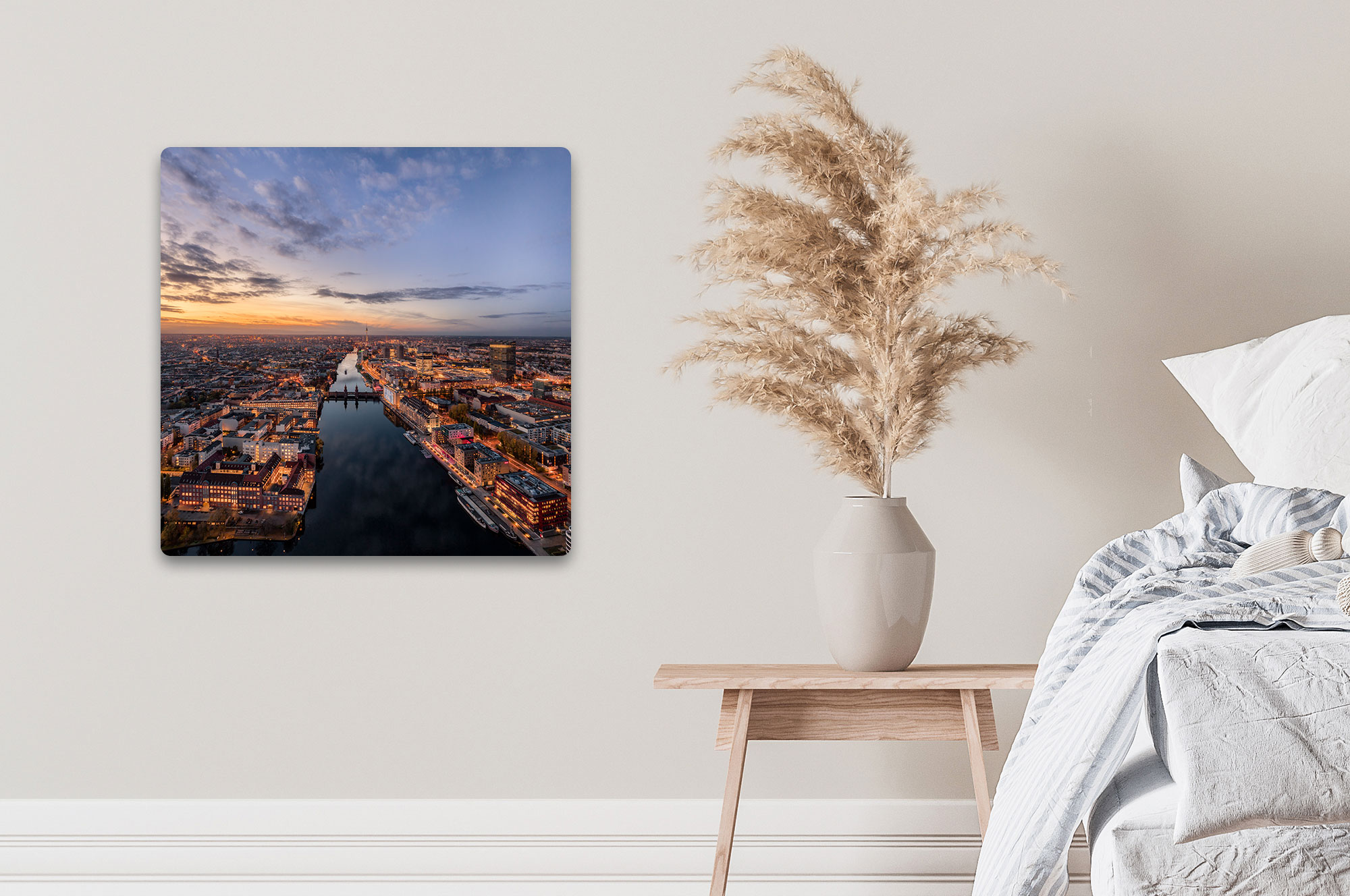 Akustikbild city lights from above