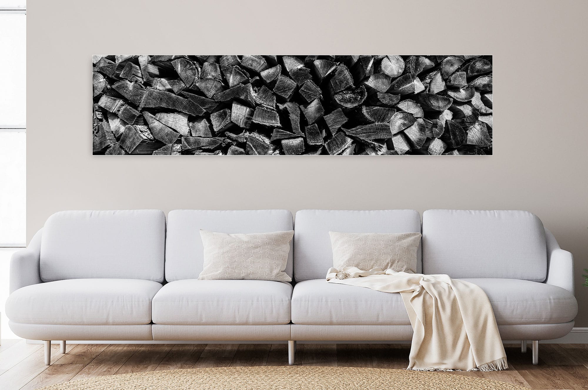 Akustikbild Holzscheitel