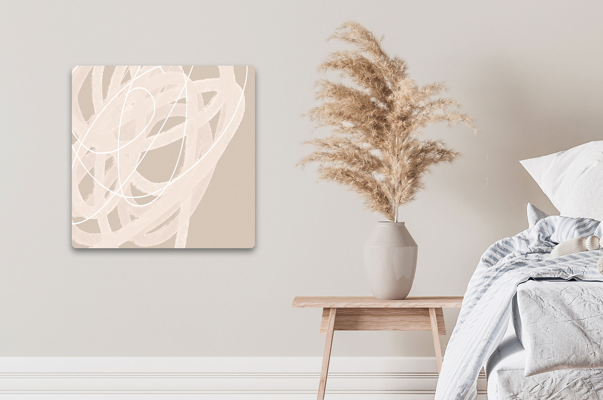 Akustikbild Abstract Brush Strokes 69